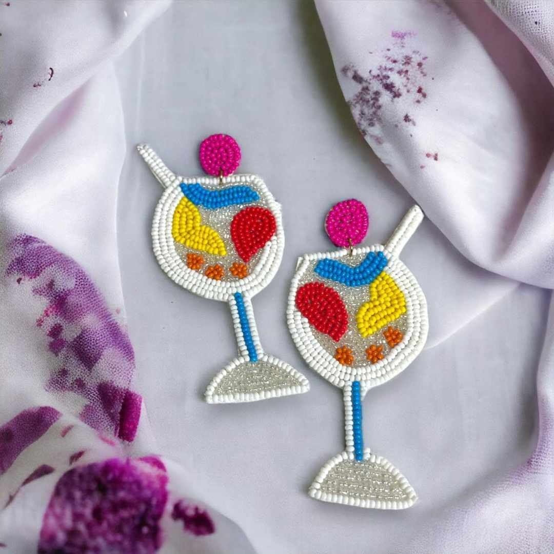 Beaded Cocktail Earings