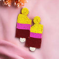 Handmade popsicle earings