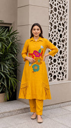 mul-chanderi-embroidered-pant-set-mustard-yellow-1