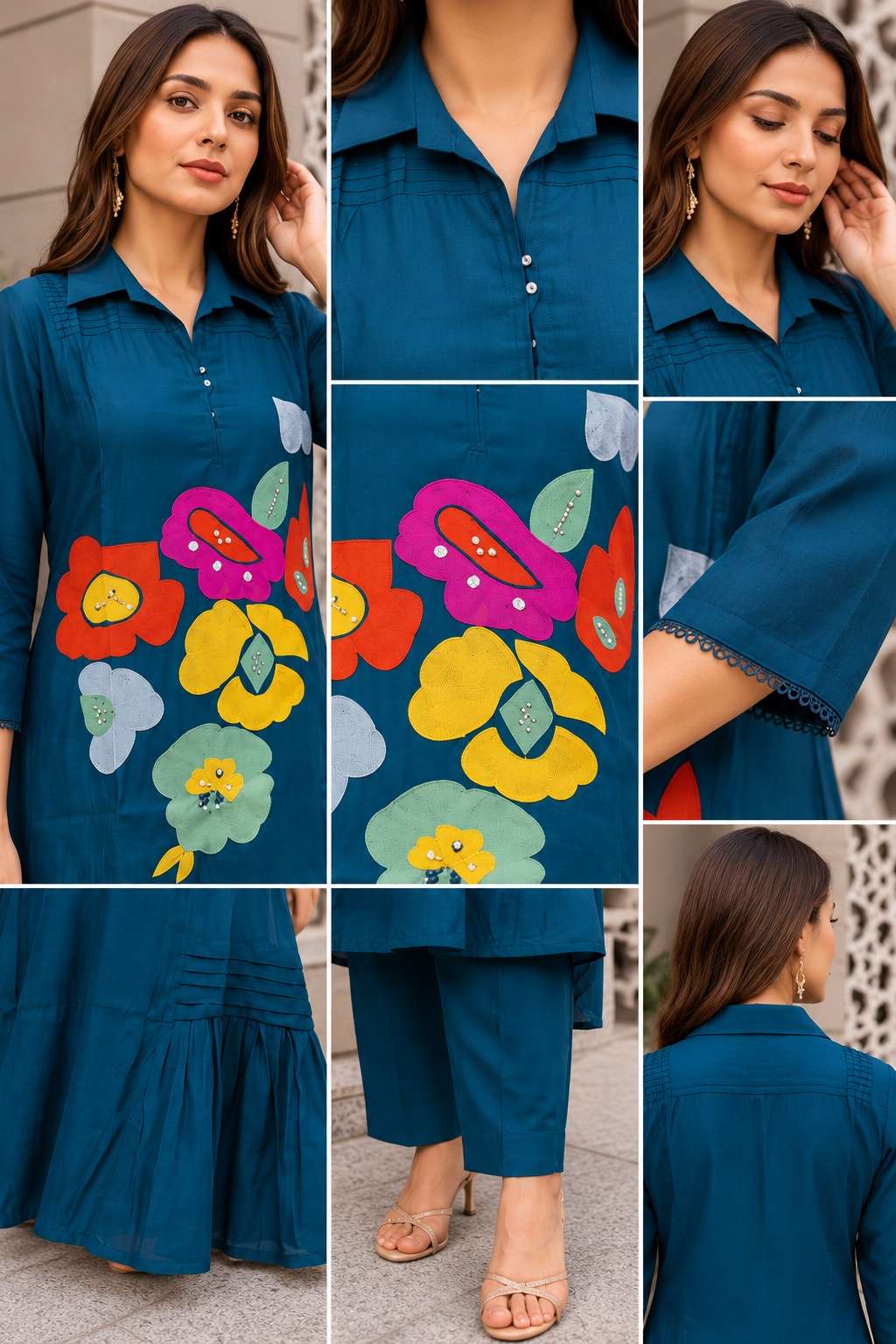 mul-chanderi-embroidered-pant-set-teal-blue-2