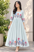 pure-cotton-hand-painted-floral-tulip-long-dress-with-lining-light-blue-1