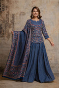 Pure cotton pretty skirt set with dupatta